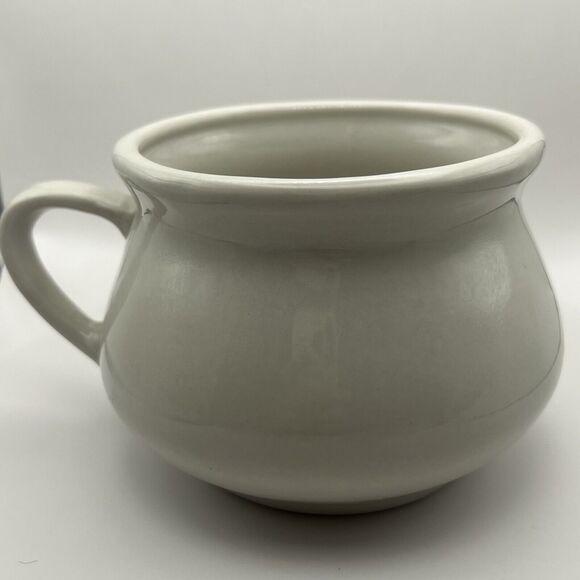 Vintage Mushroom Soup Recipe Mug Crock Bowl Handle Glazed Stoneware 16 Oz Cup - Picture 4 of 9